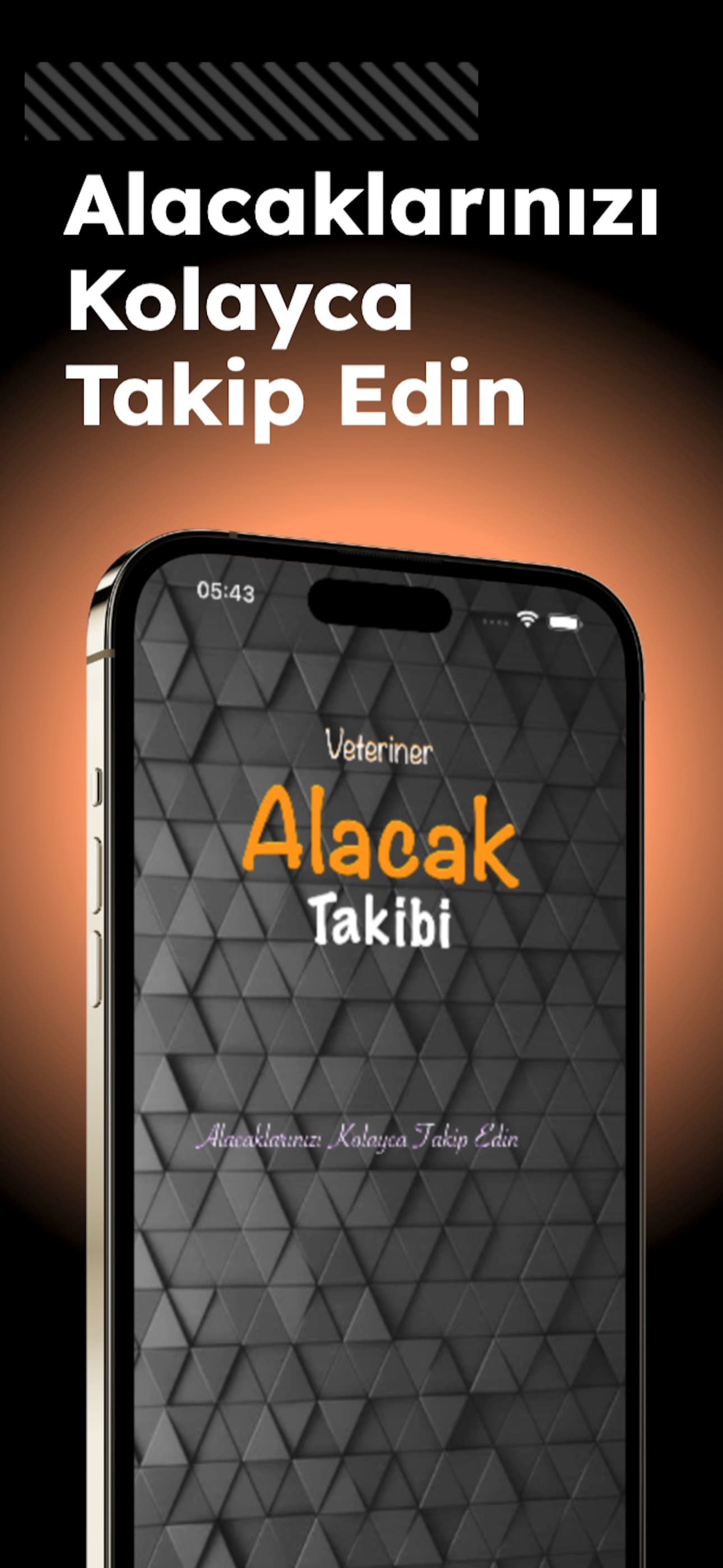 Alacak Takip Mobil Ekran 1