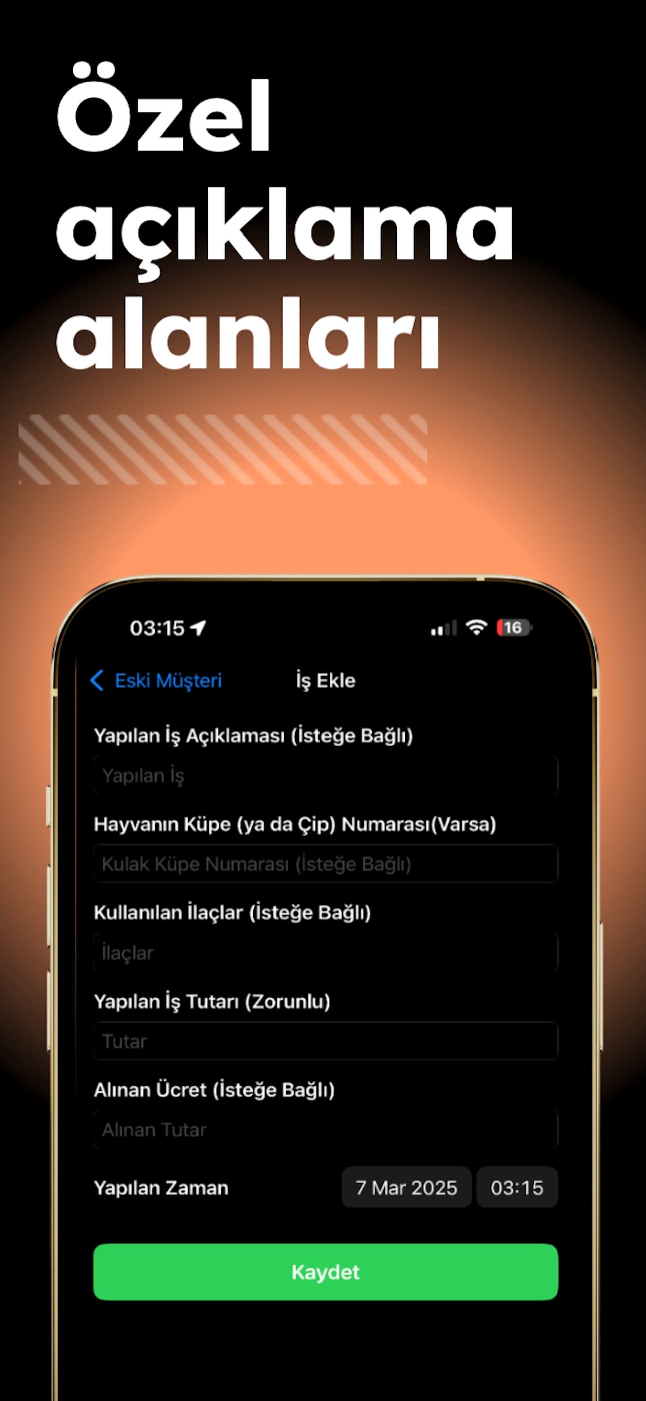 Alacak Takip Mobil Ekran 2