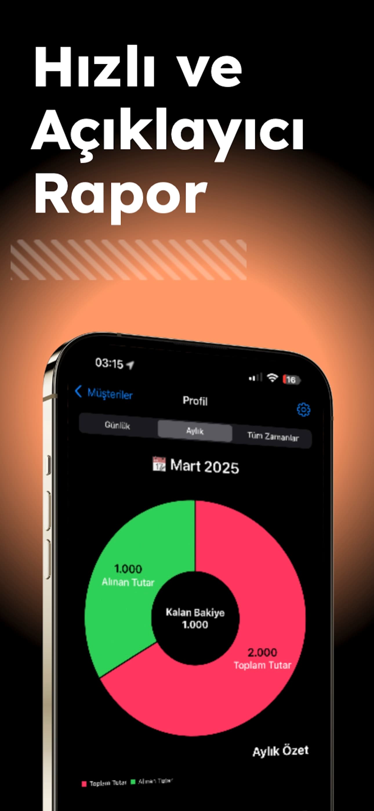 Alacak Takip Mobil Ekran 5