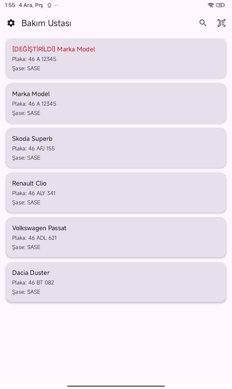 Bakım Ustası Mobil Ekran 6